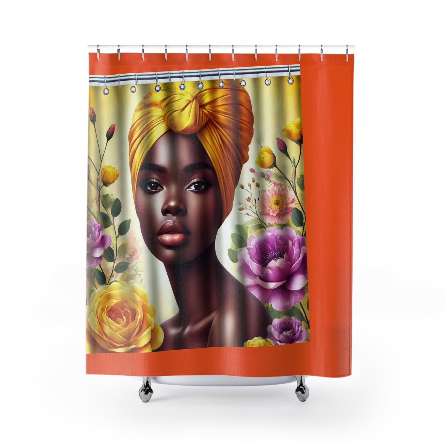 Serenity Blooms- Empowerment shower Curtain