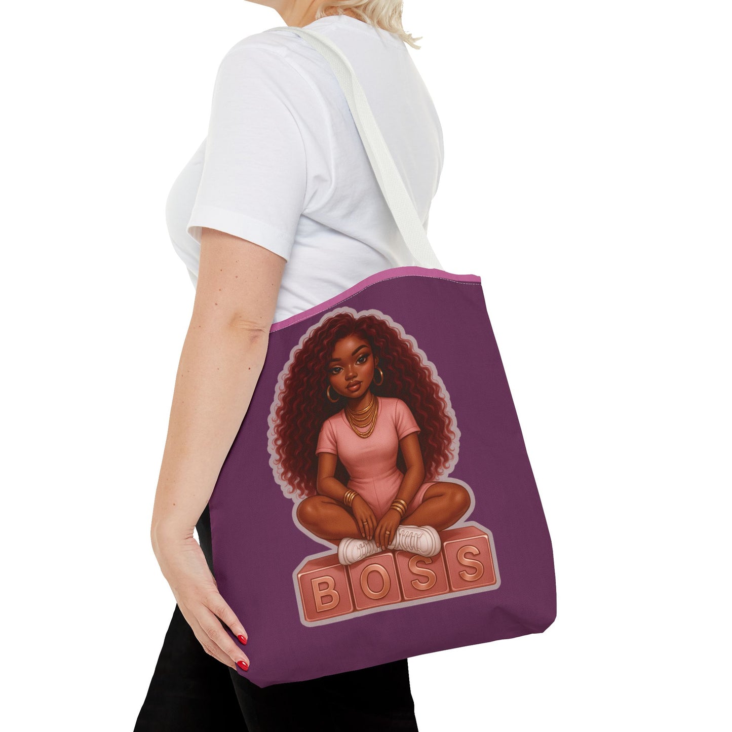 Empowering Boss Tote Bag | Stylish Carryall | Women’s Fashion Bag | Gift for Entrepreneurs | Chic Canvas Tote