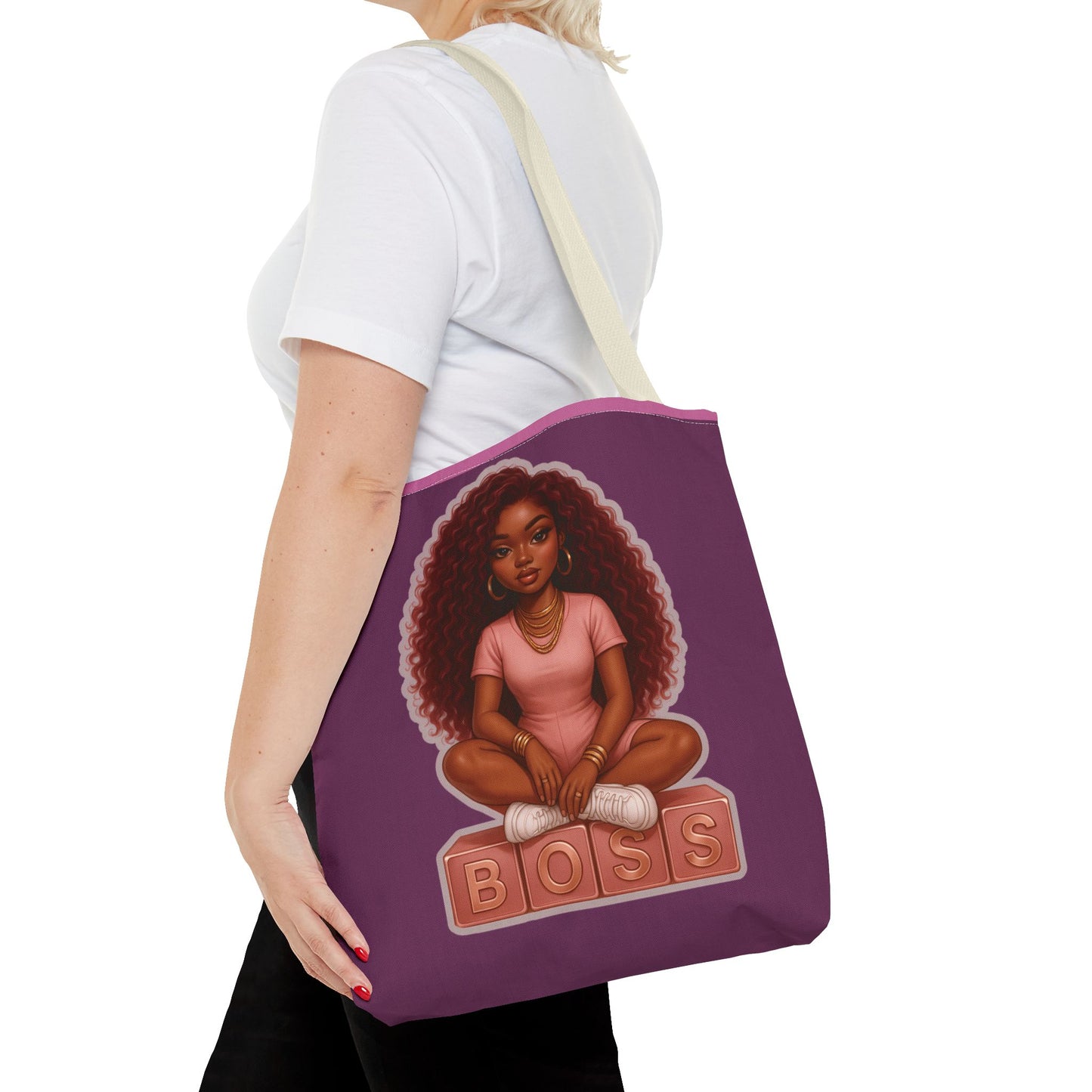 Empowering Boss Tote Bag | Stylish Carryall | Women’s Fashion Bag | Gift for Entrepreneurs | Chic Canvas Tote