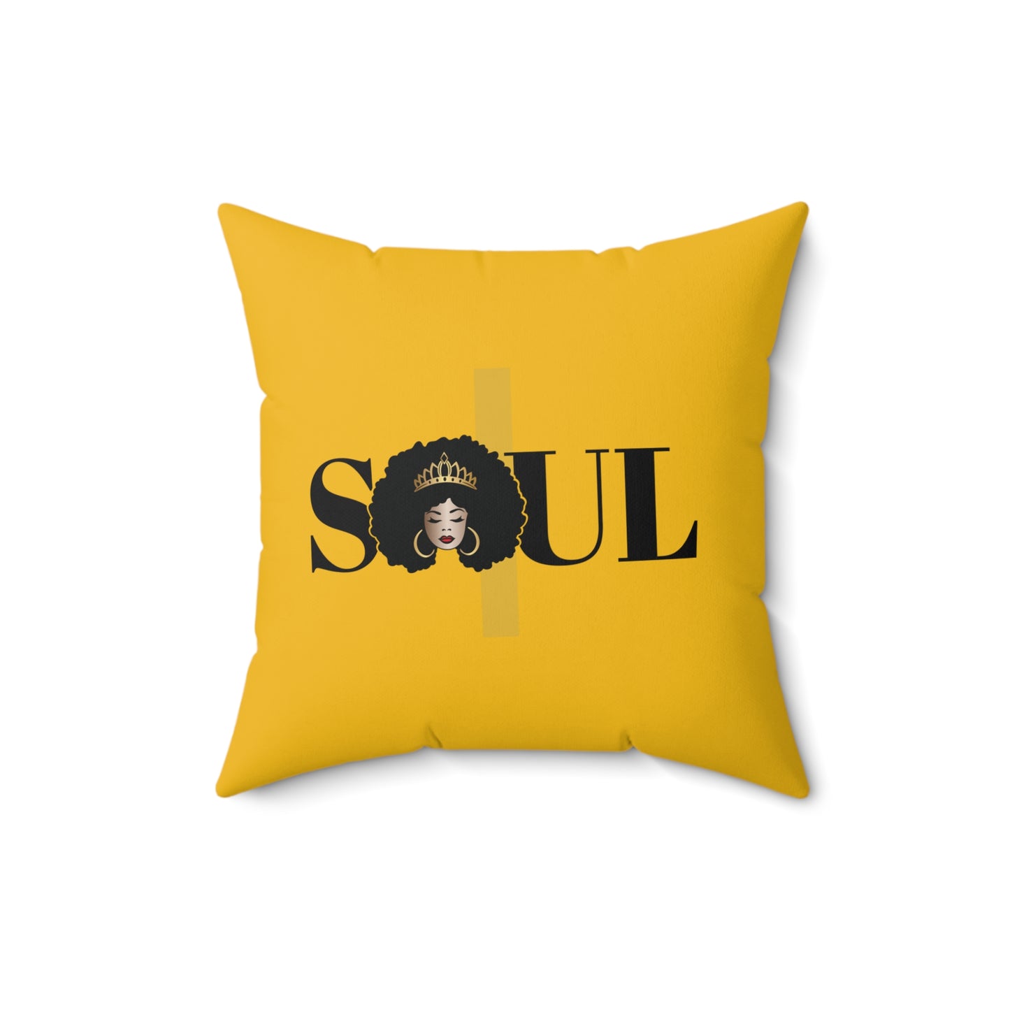 Square Pillow - Soulful Melanie Design