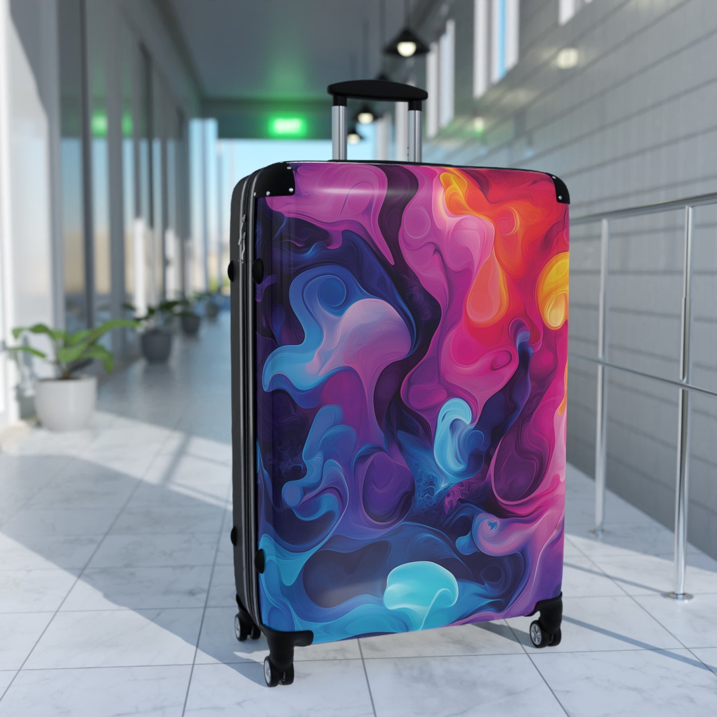 Abstract Colors Suitcases