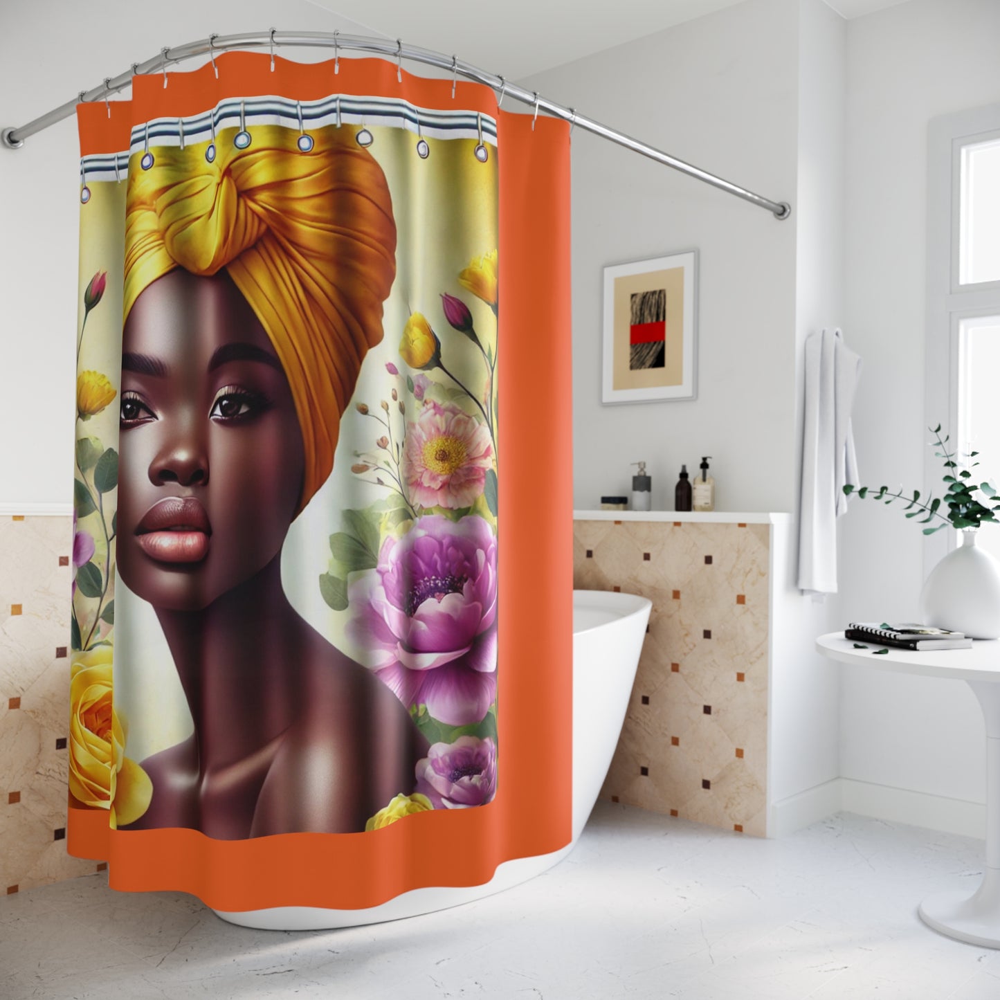 Serenity Blooms- Empowerment shower Curtain