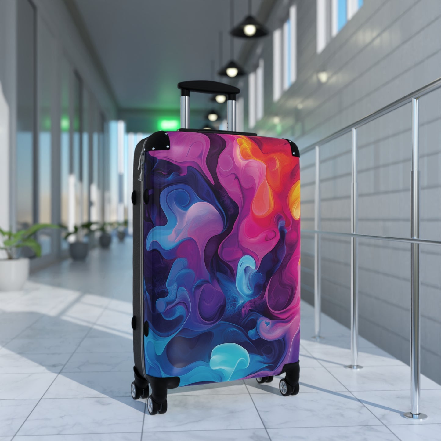 Abstract Colors Suitcases