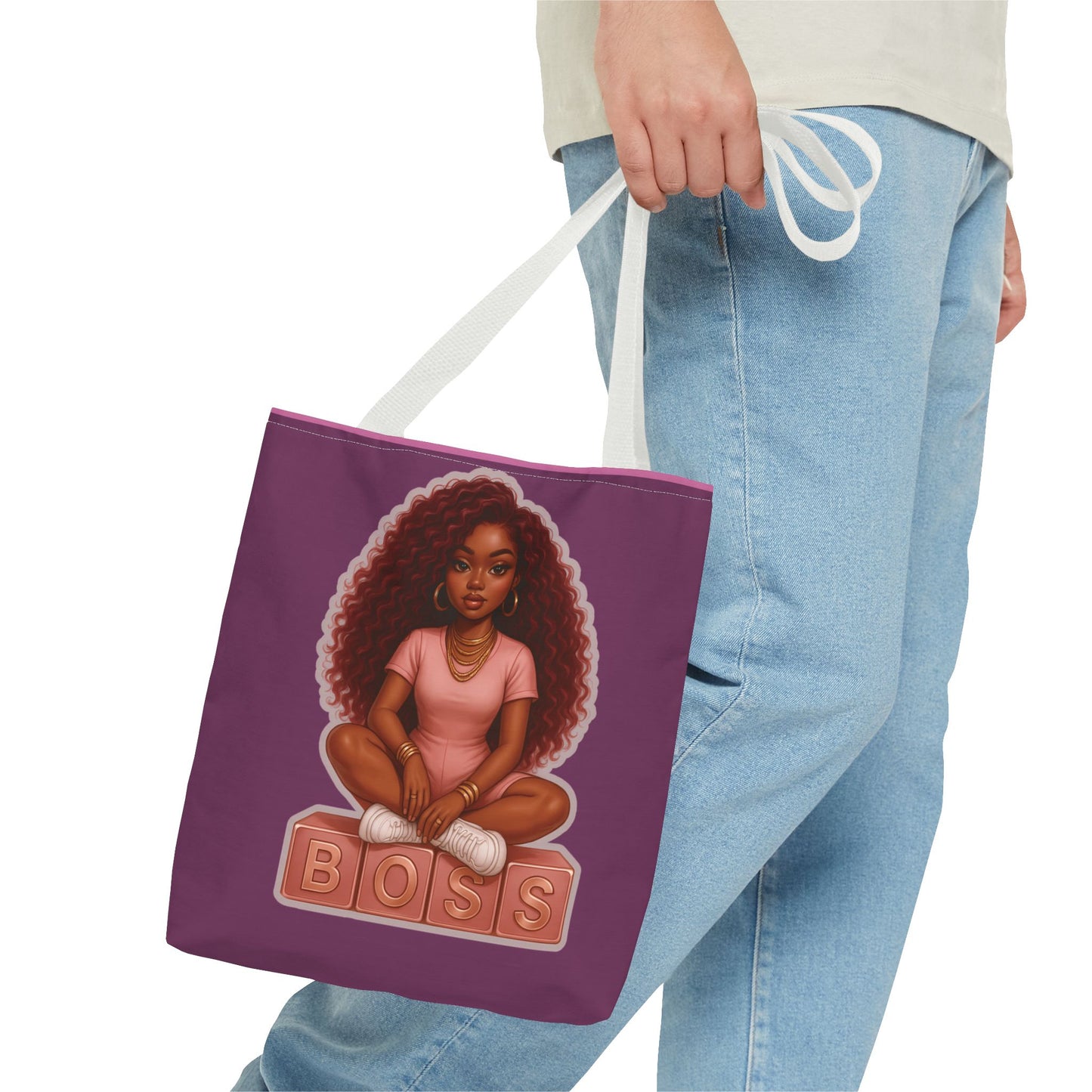 Empowering Boss Tote Bag | Stylish Carryall | Women’s Fashion Bag | Gift for Entrepreneurs | Chic Canvas Tote