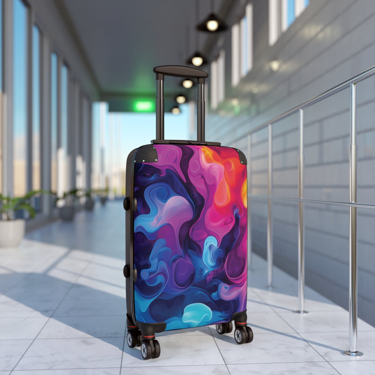 Abstract Colors Suitcases