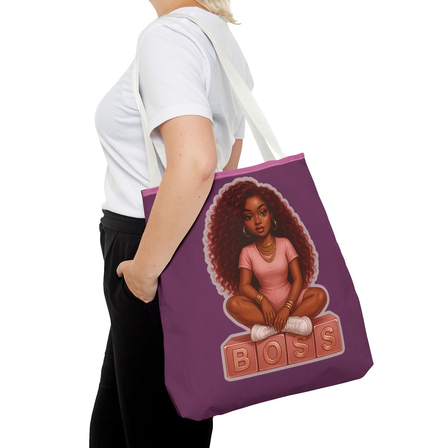 Empowering Boss Tote Bag | Stylish Carryall | Women’s Fashion Bag | Gift for Entrepreneurs | Chic Canvas Tote