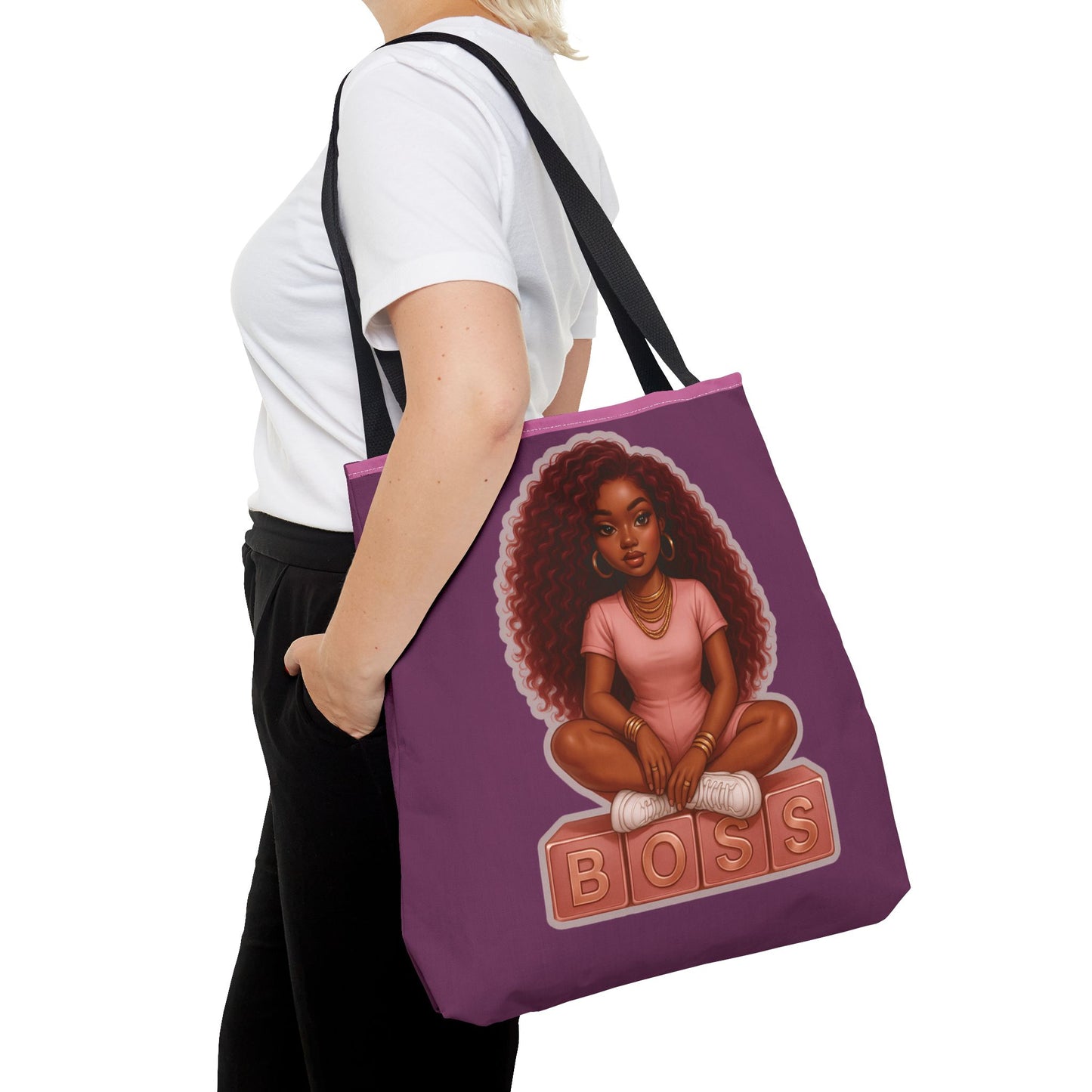 Empowering Boss Tote Bag | Stylish Carryall | Women’s Fashion Bag | Gift for Entrepreneurs | Chic Canvas Tote