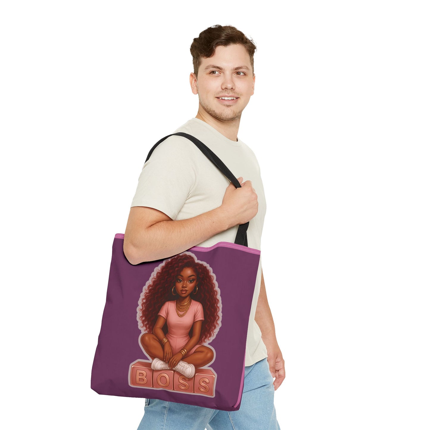 Empowering Boss Tote Bag | Stylish Carryall | Women’s Fashion Bag | Gift for Entrepreneurs | Chic Canvas Tote