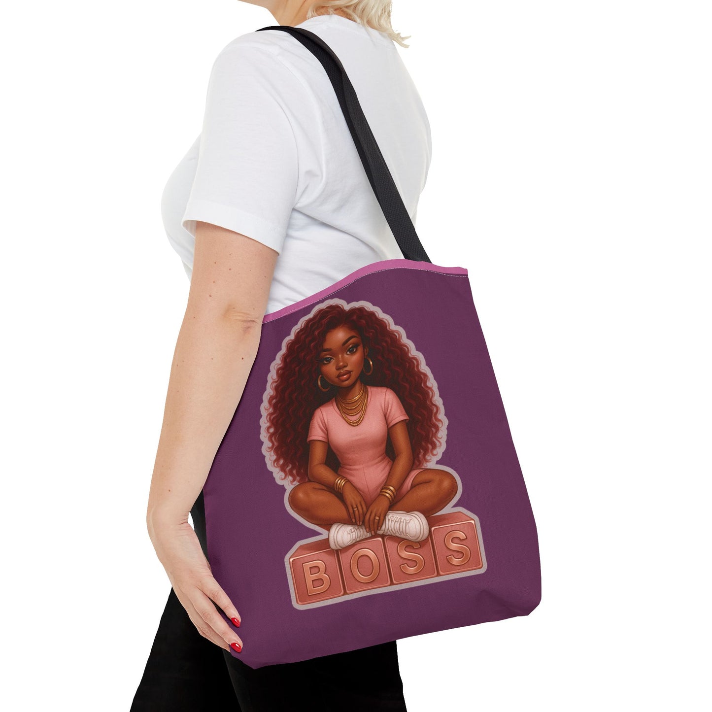 Empowering Boss Tote Bag | Stylish Carryall | Women’s Fashion Bag | Gift for Entrepreneurs | Chic Canvas Tote