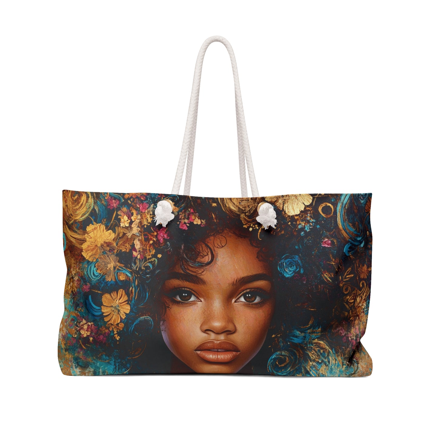 Dina’s Essence Weekender Tote – Artful Expression Meets Functionality
