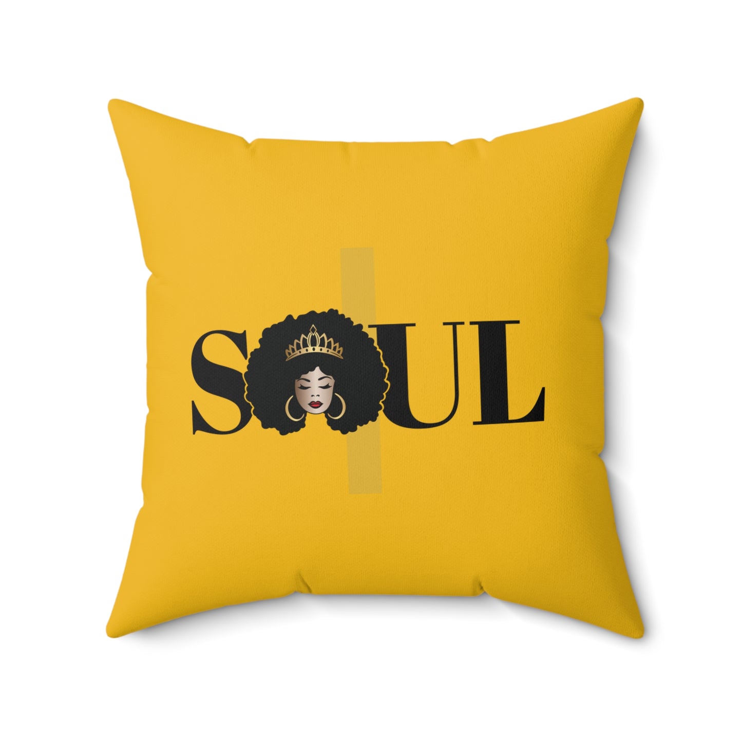 Square Pillow - Soulful Melanie Design