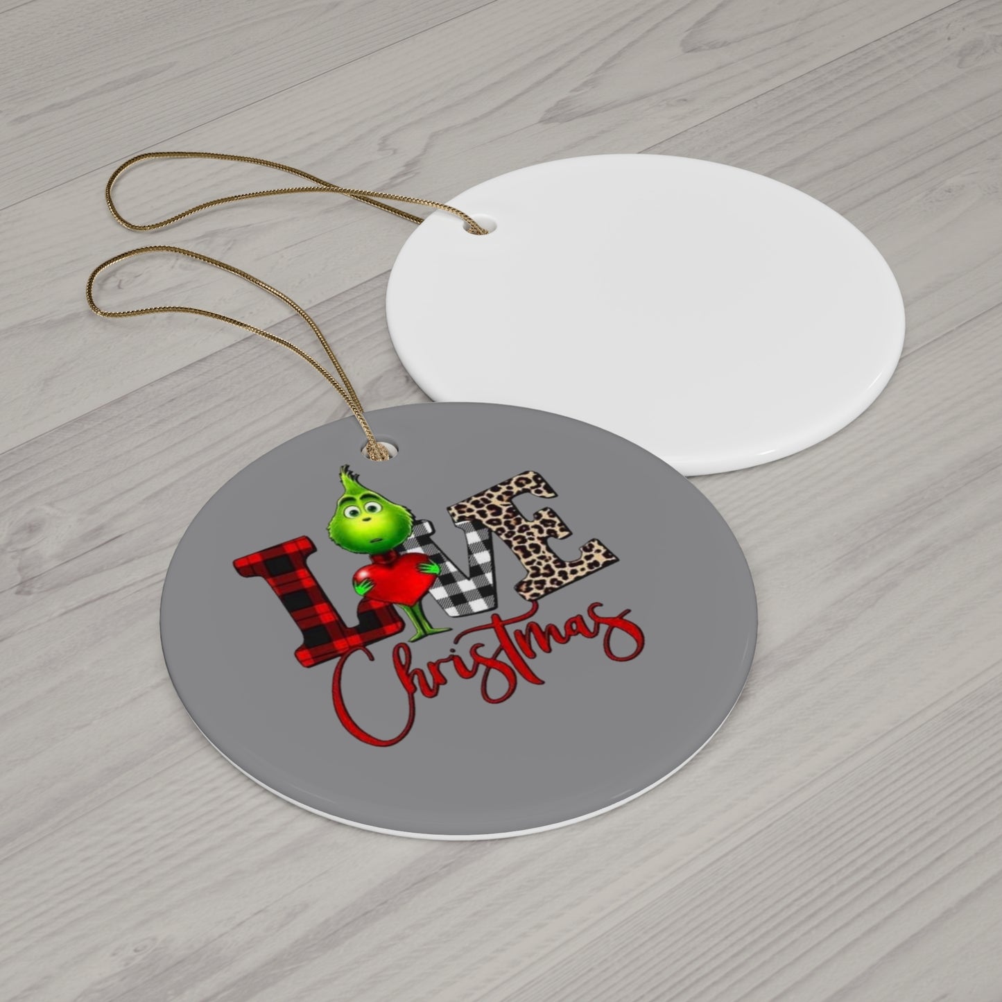 Ceramic Ornament, 4 Shapes