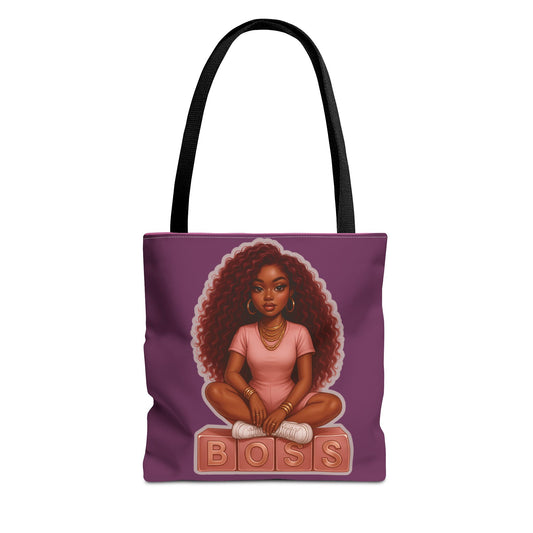 Empowering Boss Tote Bag | Stylish Carryall | Women’s Fashion Bag | Gift for Entrepreneurs | Chic Canvas Tote