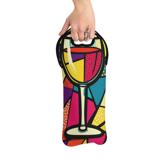 Abstract Wine Tote Bag